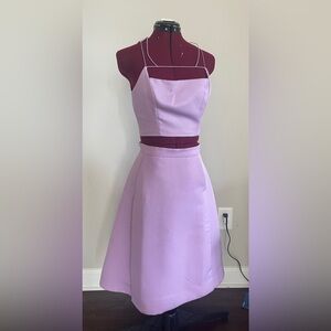 Lavender dress set.